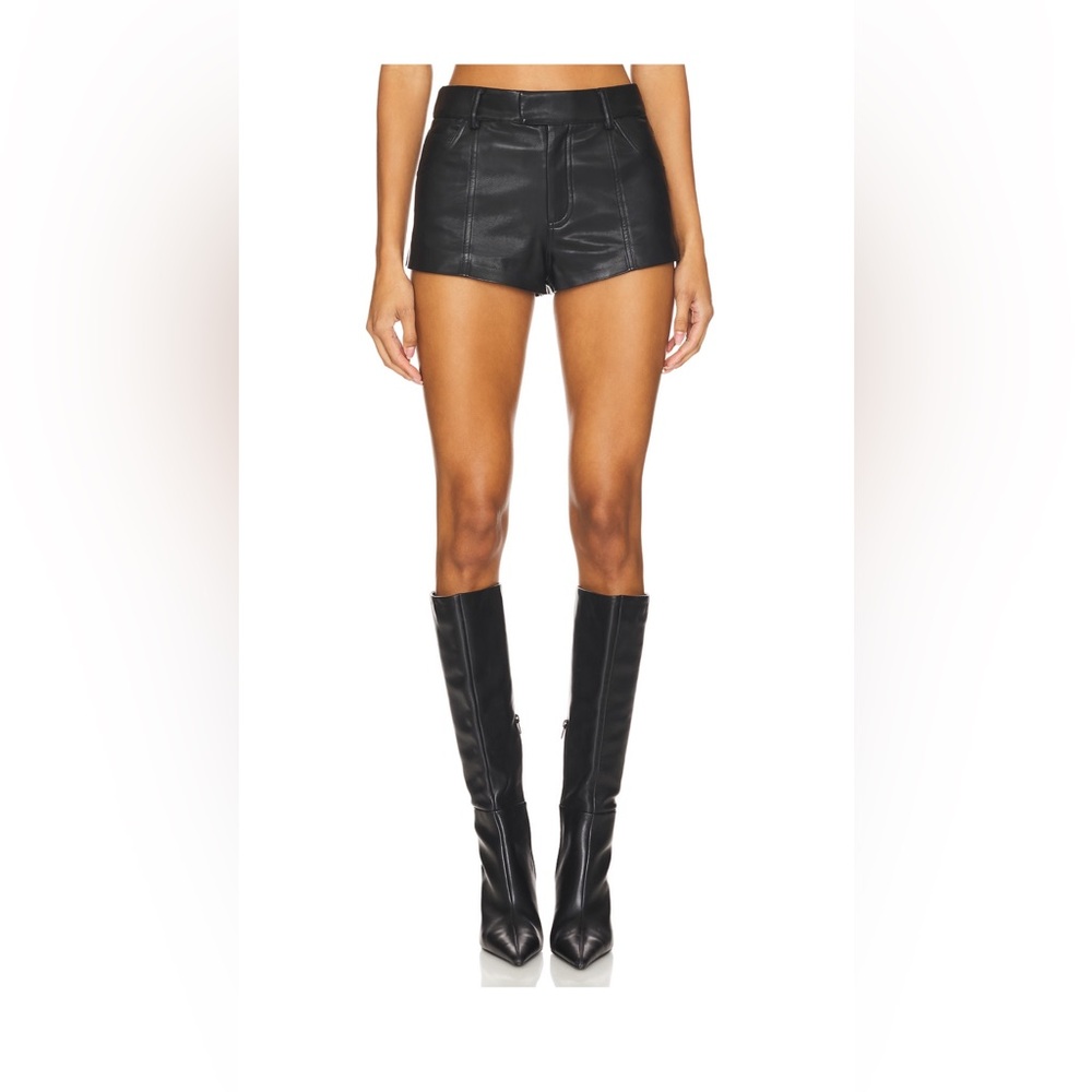 Camila Coelho Black High Waist Women Shorts